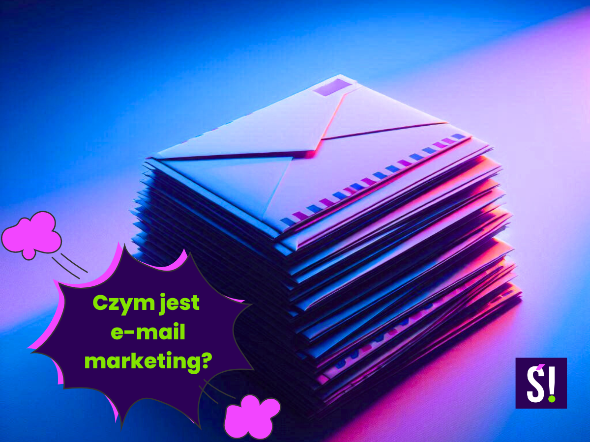 e-mail marketing co to? Grafika ze stosem kopert